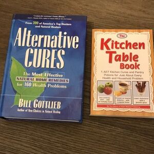 Holistic medicine self help alternative natural herbal remedies book bundle of 2
